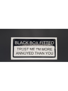 Black Box Sticker Annoyed