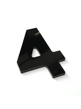 4 - 4D Number Plate Digit 3mm (Motorbike)