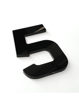 5 - 4D Number Plate Digit 3mm (Motorbike)