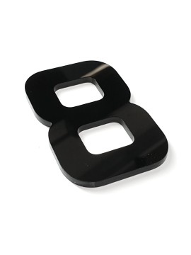 8 - 4D Number Plate Digit 3mm (Motorbike)