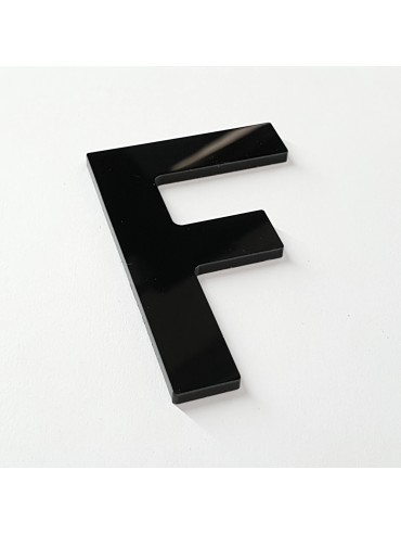 F - 4D Number Plate Digit 3mm (Motorbike)