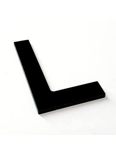 L - 4D Number Plate Digit 3mm (Car)