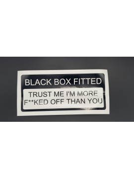Black Box Sticker F**ked off