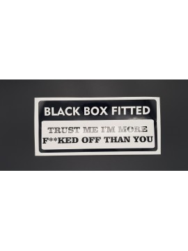 Black Box Sticker F**ked  off 2